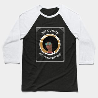 Love Black Coffee Afro Power Baseball T-Shirt